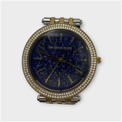 Michael Kor's Darci Blue Women's MK-3401 Gold Two-Tone Watch